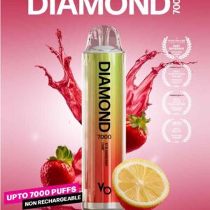 STRAWBERRY LIME Vapes Bars Diamond 7000 In Dubai