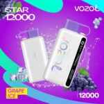 VOZOL STAR 12000 PUFFS GRAPE ICE