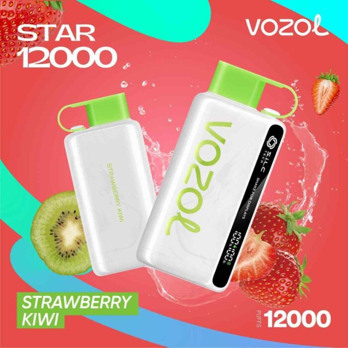 VOZOL STAR 12000 PUFFS STRAWBERRY KIWI