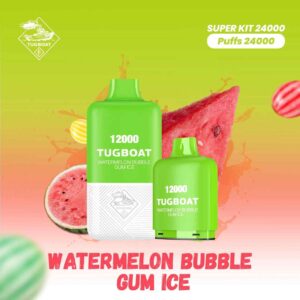 WATERMELON BUBBLE GUM ICE Tugboat Super 24000