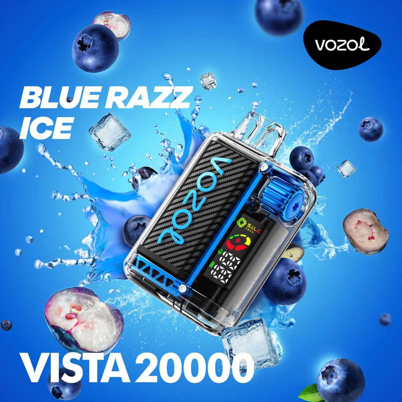BLUE RAZZ ICE Vozol Vista 20000 Price In Dubai