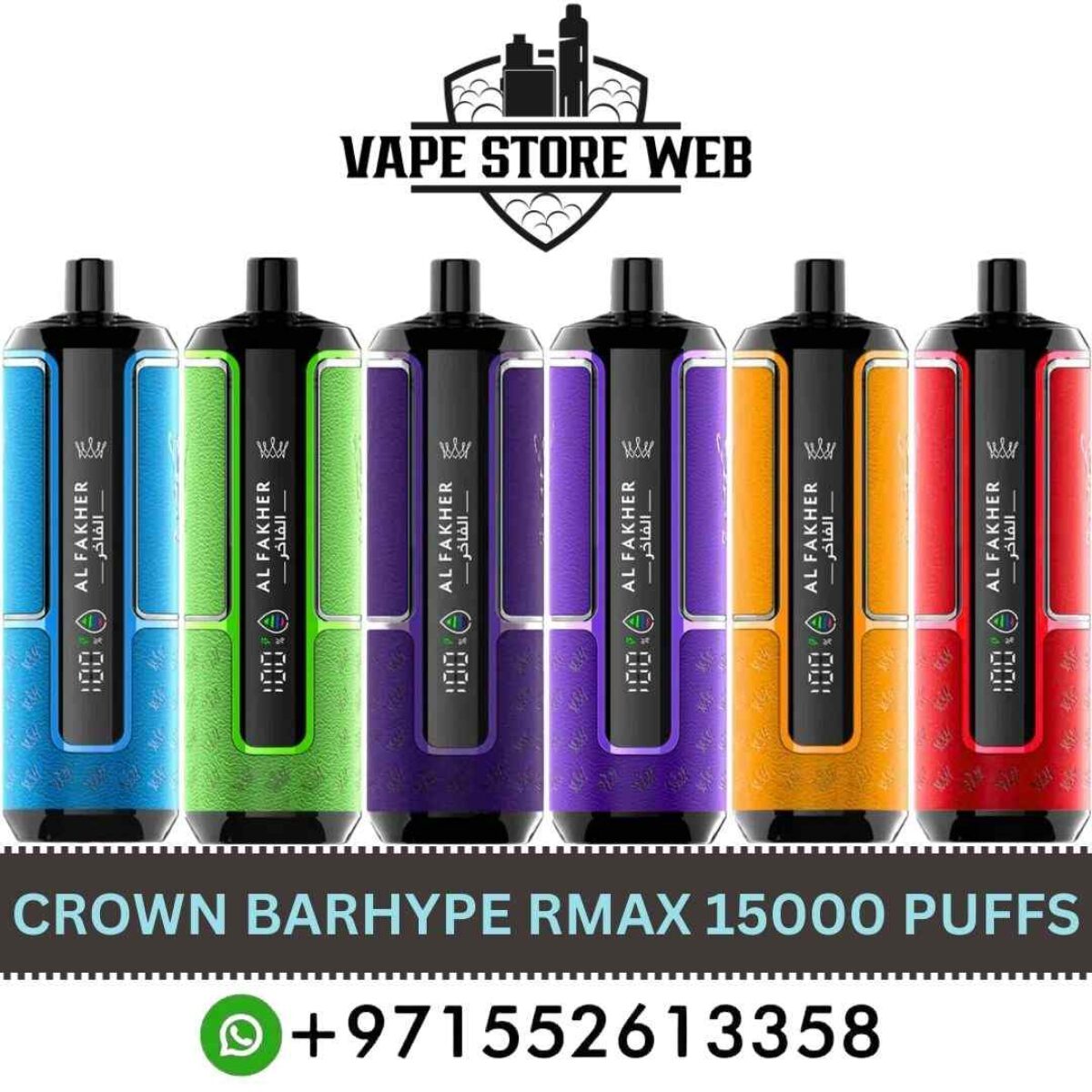 AL FAKHER Crown Bar 15000 Puffs Disposable Vape in Dubai