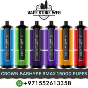 AL FAKHER Crown Bar 15000 Puffs 5MG Rechargeable Disposable Vape In Dubai