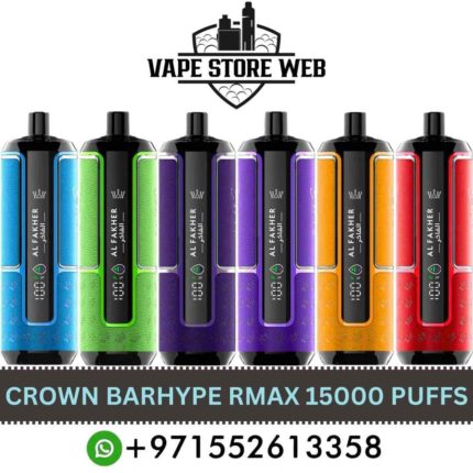 AL FAKHER Crown bar 15000 Puffs 5MG Rechargeable Disposable Vape in Dubai