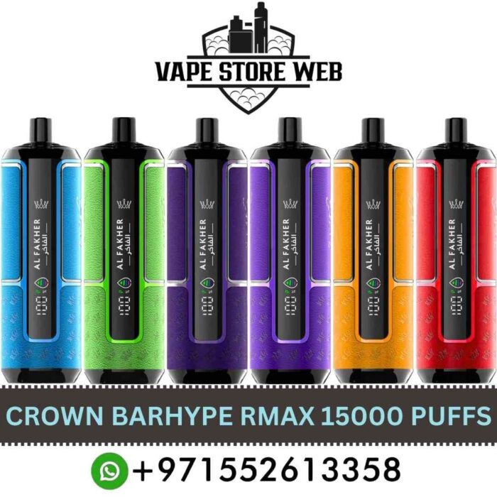 AL FAKHER Crown bar 15000 Puffs 5MG Rechargeable Disposable Vape in Dubai AL FAKHER Crown bar 15000 Puffs 5MG Rechargeable Disposable Vape in Dubai