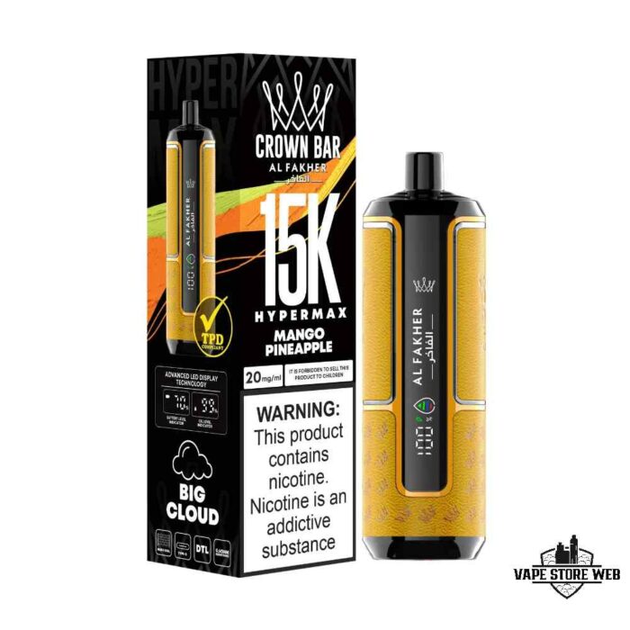 Al Fakher Crown Bar Hypermax 5k Mango Pineapple