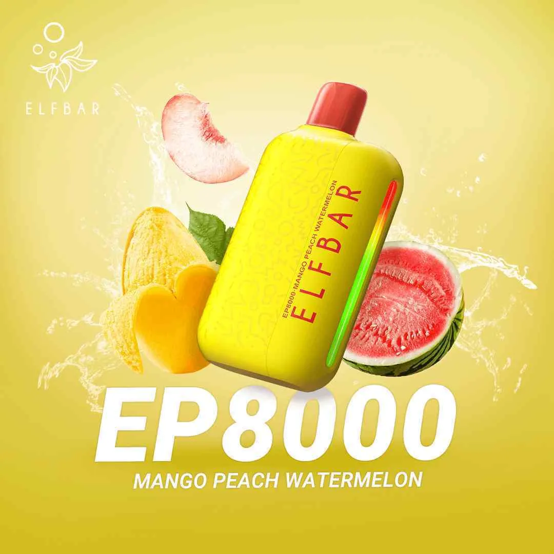 ELFBAR EP8000 Vape Price In Dubai MANGO PEACH WATERMELON
