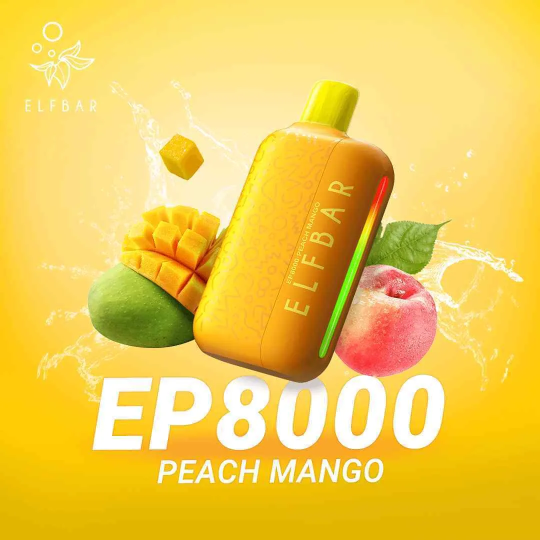 ELFBAR EP8000 Vape Price In Dubai PEACH MANGO