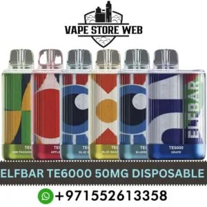 ELFBAR TE 6000 Disposable 6000 Puffs 5% Vape Price In Dubai