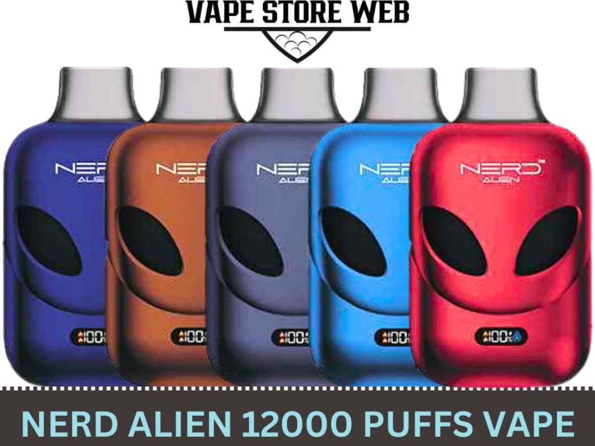 Best NERD Alien 12000 Puffs 20MG Disposable Vape Review