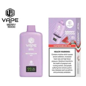 US VAPE MERRY 15000 Puffs Price In Dubai WATERMELON ICE