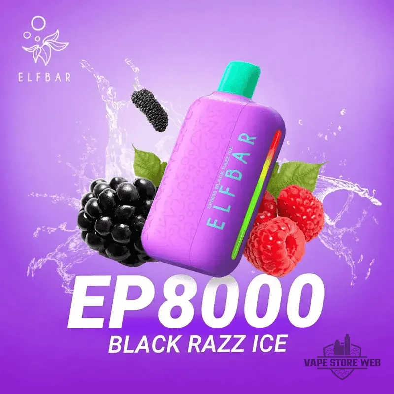 ELFBAR EP8000 Puffs 20MG Disposable Vape in Dubai 4 elfbar ep8000 puffs 20mg disposable vape in dubai black razz ice