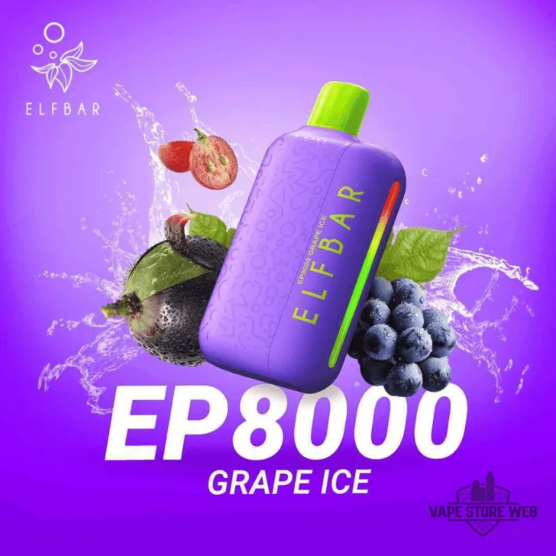 ELFBAR EP8000 Puffs 20MG Disposable Vape in Dubai 9 elfbar ep8000 puffs 20mg disposable vape in dubai grape ice