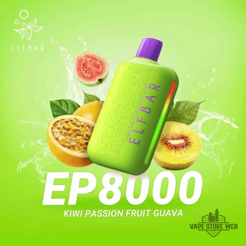 ELFBAR EP8000 Puffs 20MG Disposable Vape in Dubai 10 elfbar ep8000 puffs 20mg disposable vape in dubai kiwi passion fruit guava