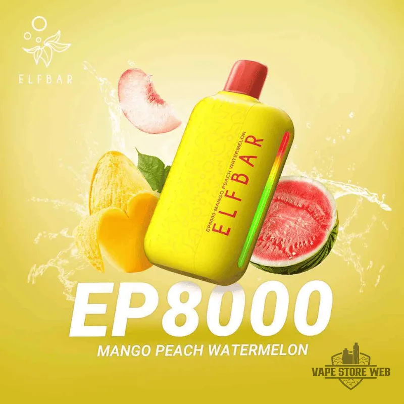 ELFBAR EP8000 Puffs 20MG Disposable Vape in Dubai 11 elfbar ep8000 puffs 20mg disposable vape in dubai mango peach watermelon