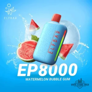 elfbar ep8000 puffs 20mg disposable vape in dubai watermelon bubble gum