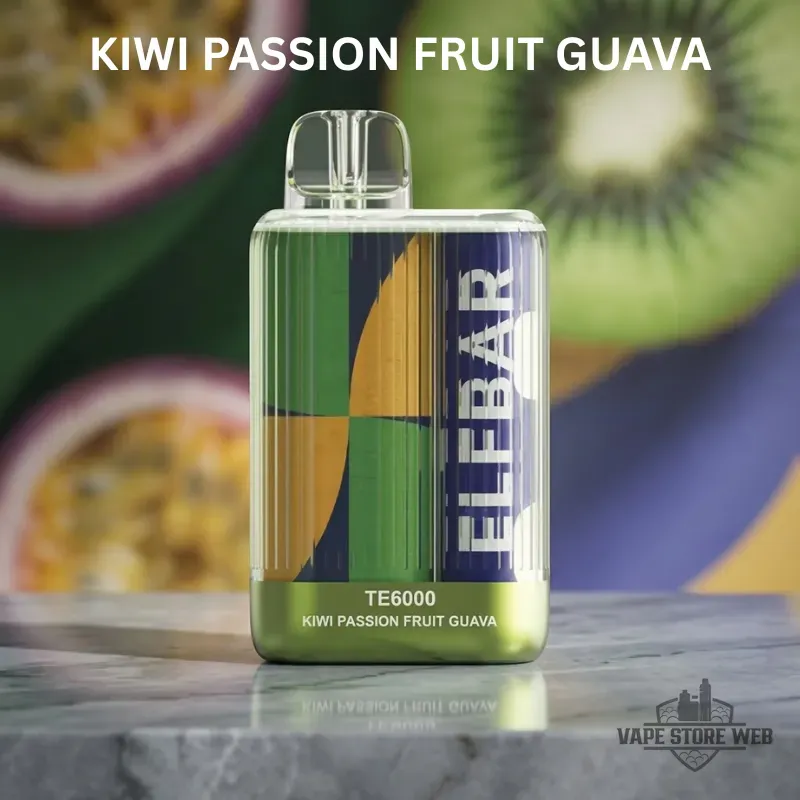 ELFBAR TE6000 Disposable 6000 Puffs 50MG US Version Vape in Dubai 9 elfbar te6000 disposable 6000 puffs 50mg us version vape in dubai kiwi passion fruit guava