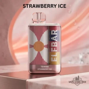 elfbar te6000 disposable 6000 puffs 50mg us version vape in dubai strawberry ice