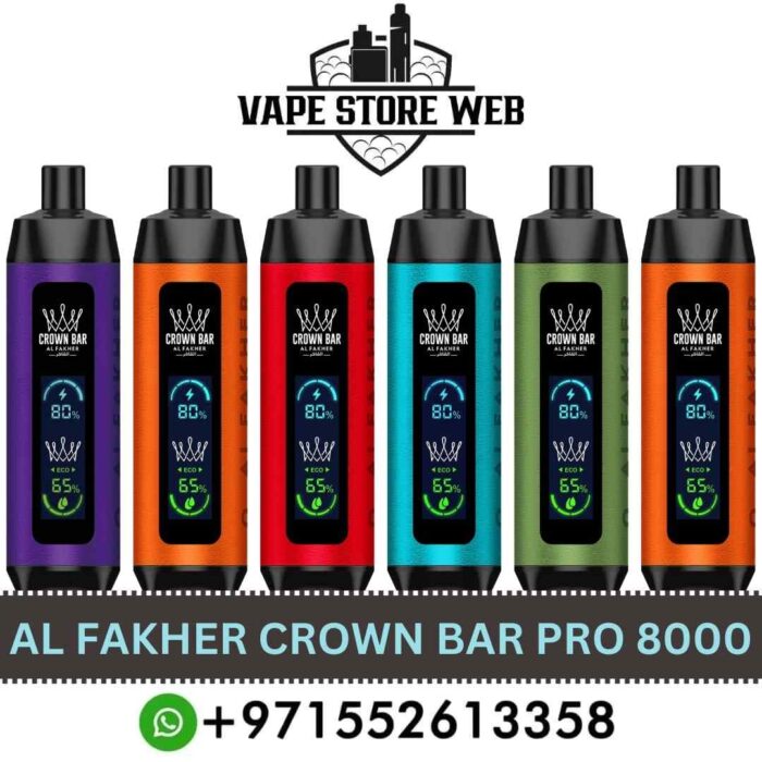 AL FAKHER crown bar pro 8000 puffs price in dubai