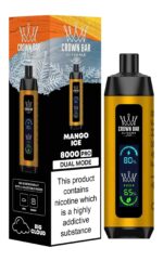 AL FAKHER crown bar pro 8000 puffs price in dubai MANGO ICE