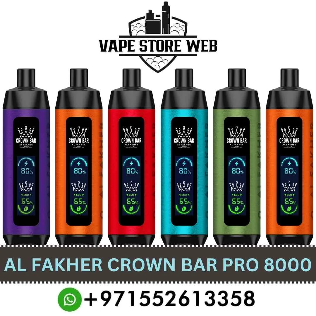 AL FAKHER Crown Bar Pro 8000 Puffs Price In Dubai