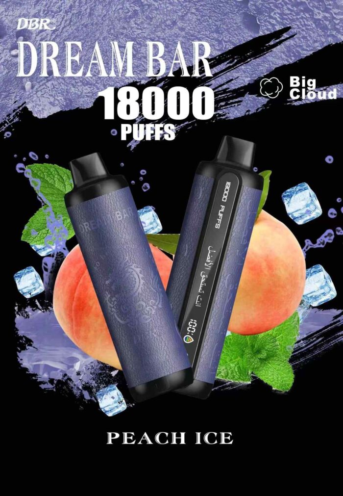 DBR Dream Bar 18000 Puffs Price in Dubai PEACH ICE