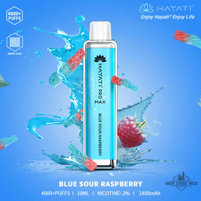 HAYATI PRO MAX 4000 BLUE SOUR RASPBERRY
