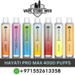 HAYATI Pro Max 4000 Puffs Price in Dubai