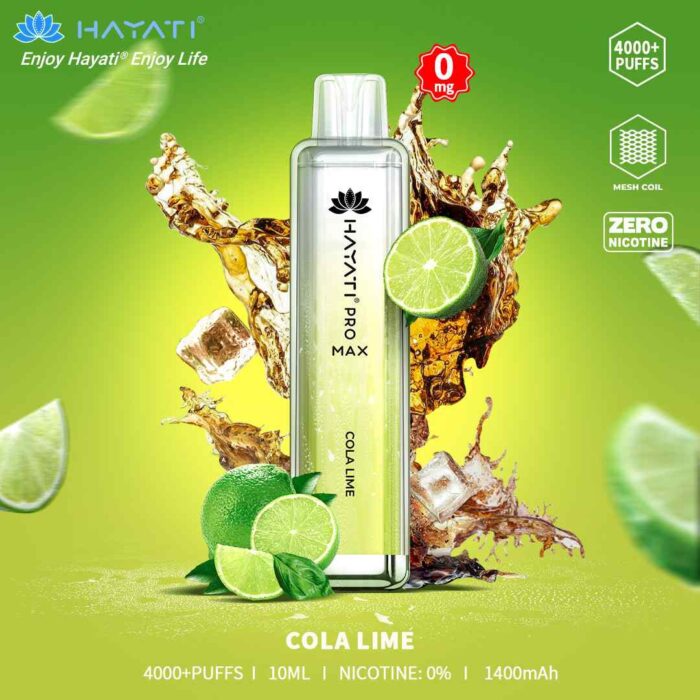 HAYATI Pro Max 4000 Puffs Price in Dubai COLA LIME