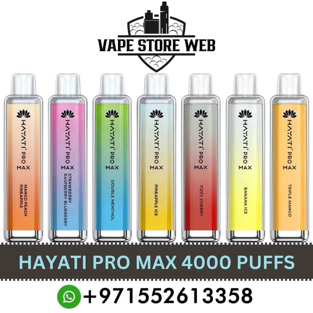 HAYATI Pro Max 4000 Puffs Price In Dubai