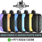 ISGO PARIS X 30000 Puffs Price in Dubai