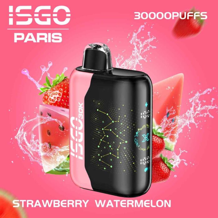 ISGO PARIS X 30000 Puffs Price in Dubai STRAWBERRY WATERMELON