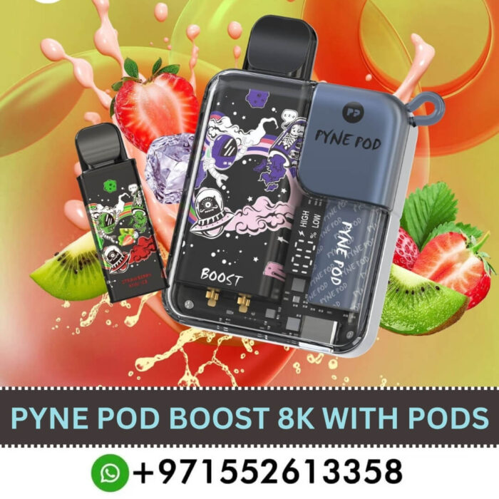 PP PYNE POD Boost 8k 8000 Puffs Price in Dubai