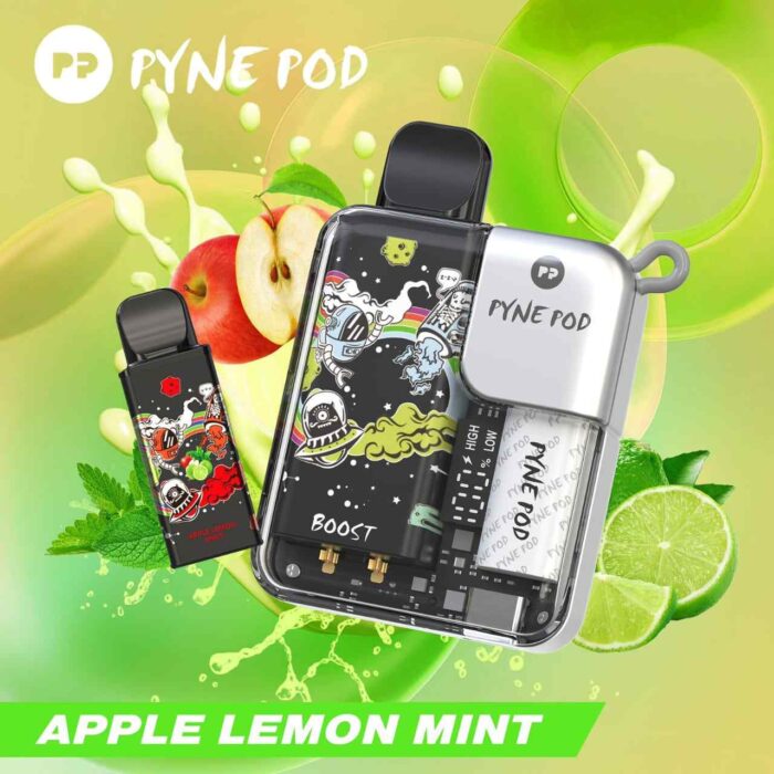 PP PYNE POD Boost 8k 8000 Puffs Price in Dubai APPLE LEMON MINT