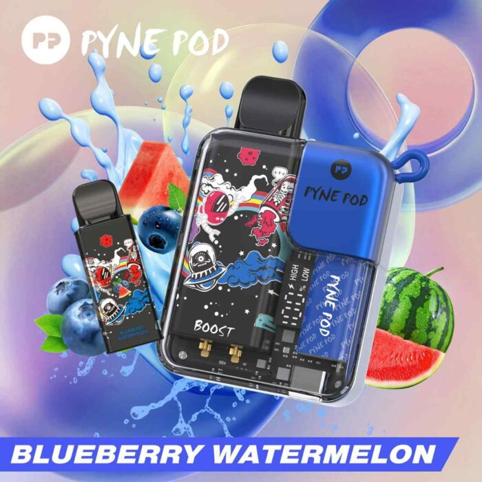 PP PYNE POD Boost 8k 8000 Puffs Price in Dubai BLUEBERRY WATERMELON