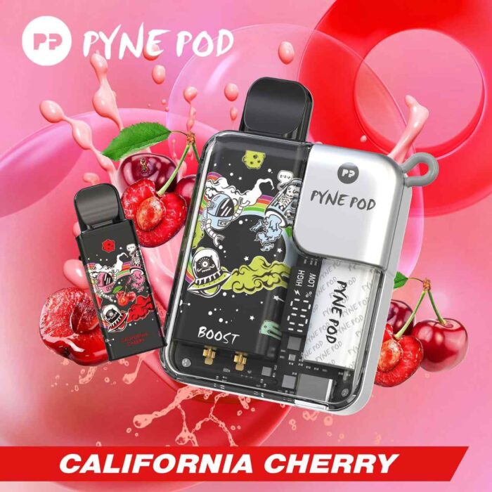 PP PYNE POD Boost 8k 8000 Puffs Price in Dubai CALIFORNIA CHERRY