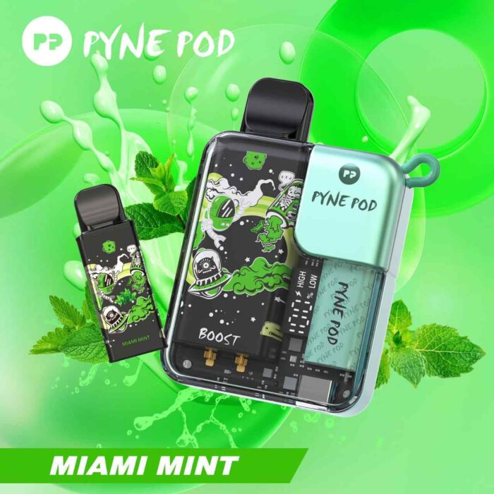 PP PYNE POD Boost 8k 8000 Puffs Price in Dubai MIAMI MINT