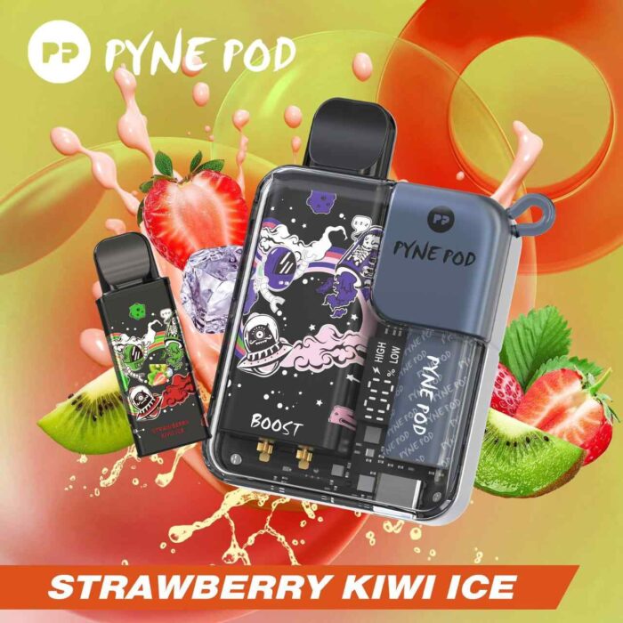 PP PYNE POD Boost 8k 8000 Puffs Price in Dubai STRAWBERRY KIWI ICE