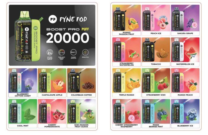 PYNE POD BOOST PRO 20000 Puffs