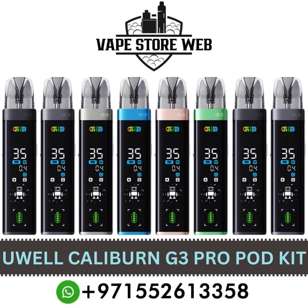 UWELL Caliburn G3 Pro Pod System 35W Vape Kit in Dubai 1 UWELL CALIBURN G3 Pro Price In Dubai
