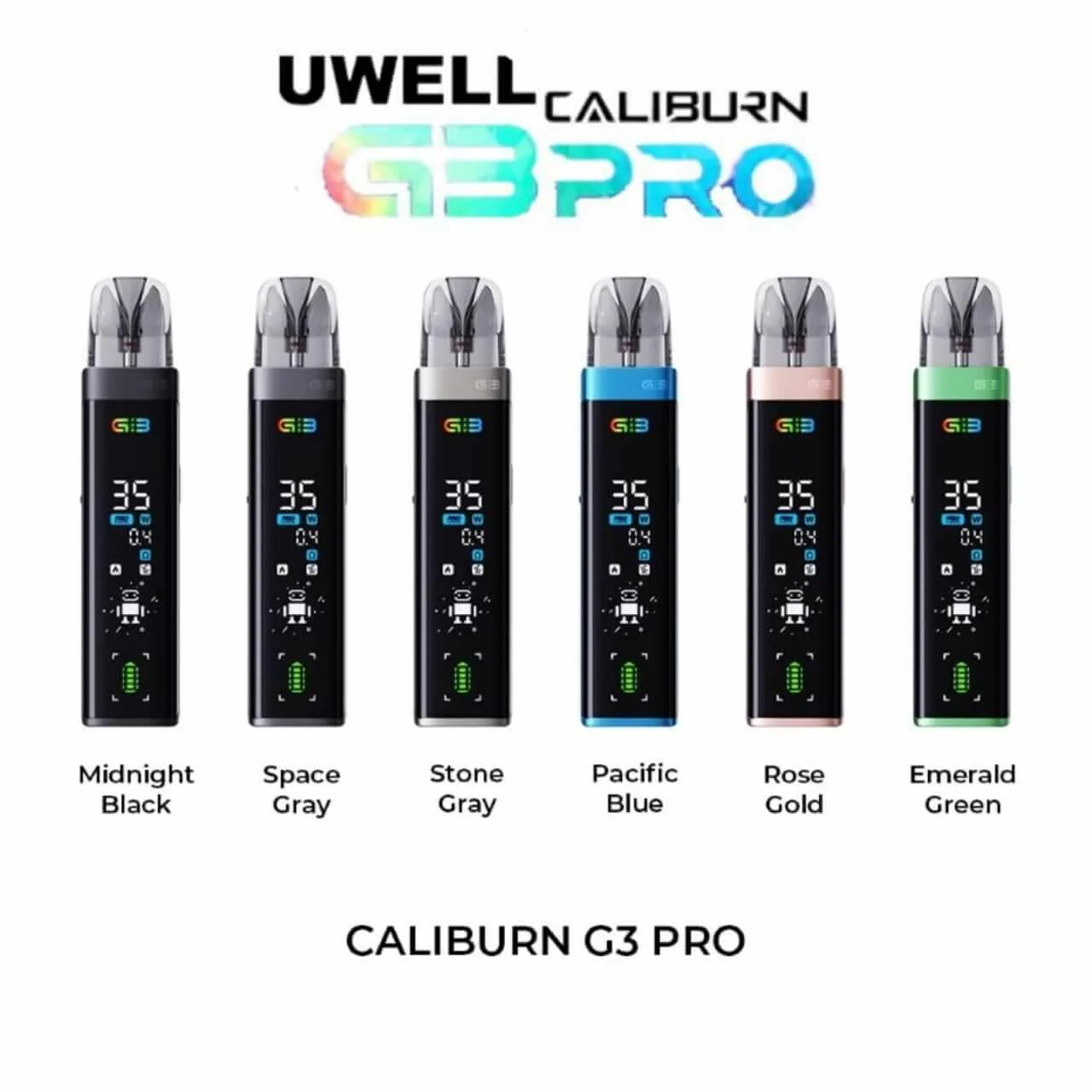 UWELL Caliburn G3 Pro Pod System 35W Vape Kit in Dubai 2 UWELL CALIBURN G3 Pro Price In UAE