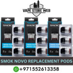 smok novo replacement pods price in dubai