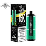 AL FAKHER Crown Bar Hypermax 15000 Puffs Disposable Vape_Lemon_Mint