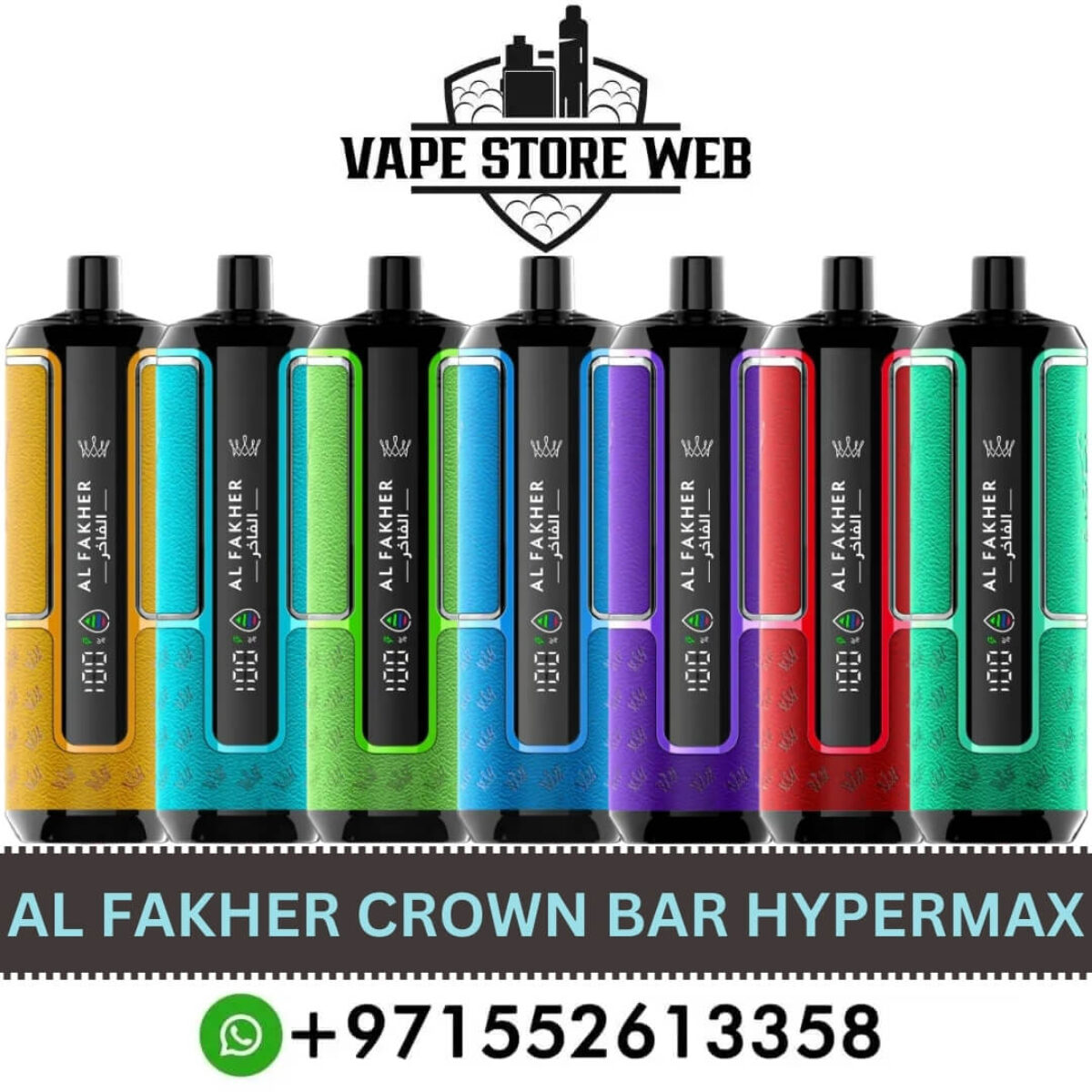 AL FAKHER Crown Bar Hypermax 15000 Puffs Disposable Vape
