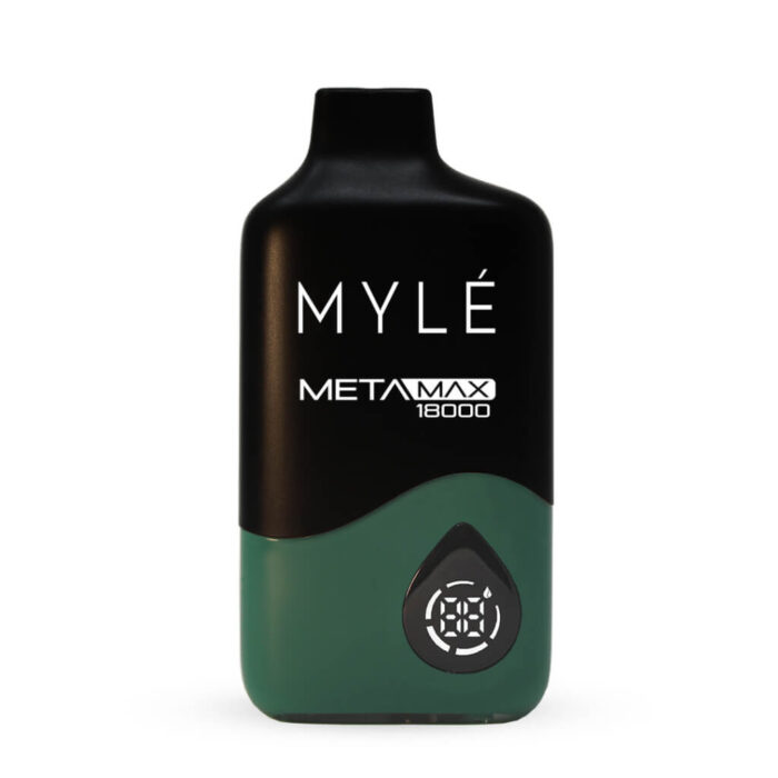 MYLE META MAX 18000 Puffs Disposable Vape Price in Dubai Iced Apple