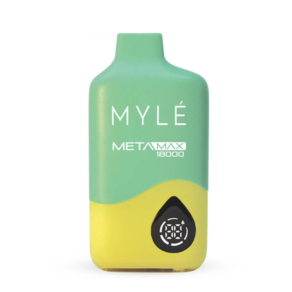 MYLE META MAX 18000 Puffs Disposable Vape Price in Dubai Lemon Mint