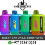 NASTY BAR DX8.5i 8500 Puffs 20MG Disposable Vape in Dubai