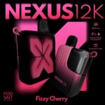 POD SALT Nexus 12000 Puffs Price in Dubai FIZZY CHERRY