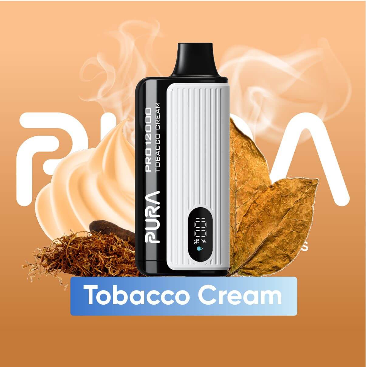 PURA PRO 12000 Puffs Price in Dubai Tobacco Cream