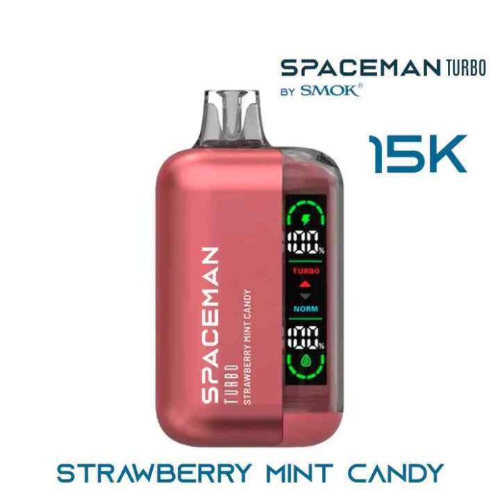 STRAWBERRY_MINT_CANDY_smoke_spaceman_turbo_15000_puffs_in_dubai